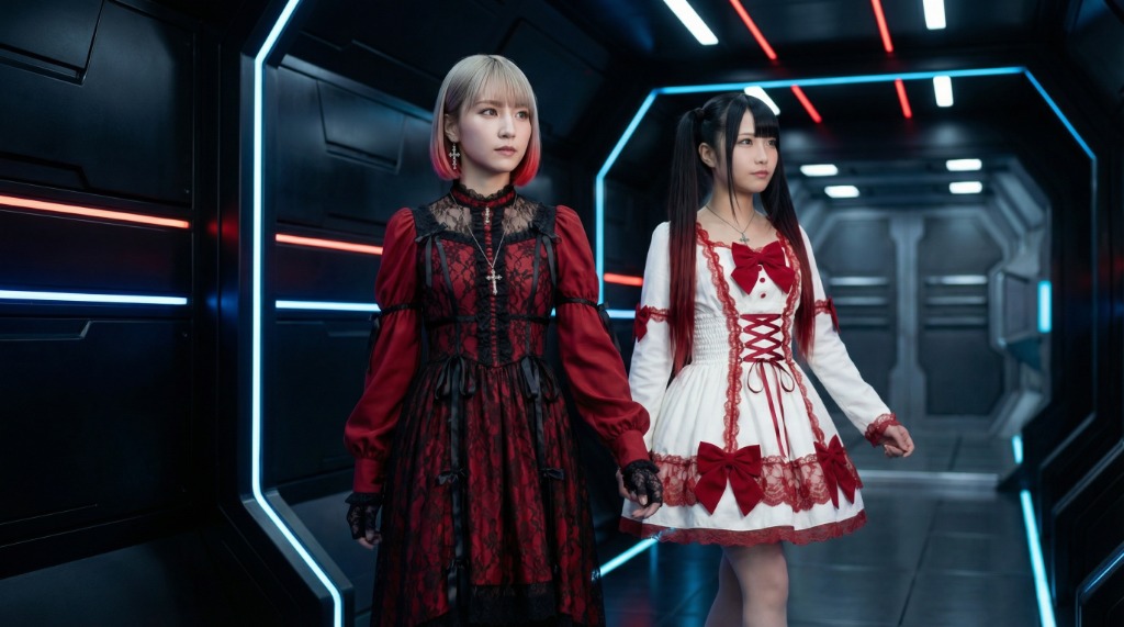 Cyber Gothic Model Side View